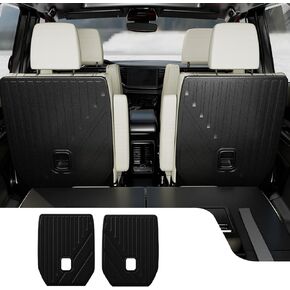 Cargo Liner Compatible with 2016-2024 Dodge Durango 6&7 Seater Trunk Mat Cargo Mat All Weather Back Seat Cover Protector 2023 Durango Accessories (Trunk Mat+3rd Row Backrest Mats)