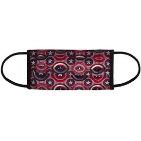 Concept One Marvel All Over Shield Pattern Kids Face Mask, Multi, 1 Count (Pack of 1)