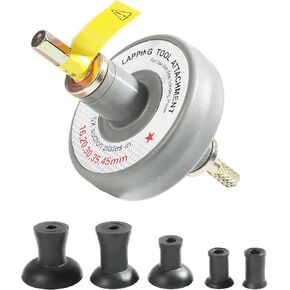 Valve Lapping Tool,Valve Lapping Kit,Car Accessories Valve Grinding Tool Valve Lapping Attachment Tool with 5 Suction Plates,Labor Saving Small Engine Valve Lapper Kit for Automotive