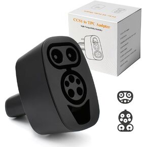 CCS1 to Tesla Fast Charger Adapter, CCS Combo 1 Adapter Rated up to Max 250kw 500VDC for Model 3/Y/S/X, Compatible with Level 3 Fast Charging Station with CCS Plug
