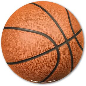 Basketball Car Magnet by Magnet America Is 5.625" x 5.625" Made for Vehicles and Refrigerators