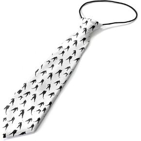 Toddler Size ( Hockey Players ) Pre-Tied Adjustable Novelty Necktie, Fashion Conversational Neck Strap Ties for Boys and Children, for Wedding Parties Events