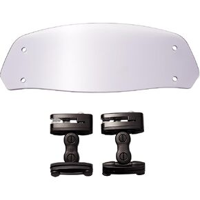 Puig 6320H Light Smoke 250mm x 100mm Multi-Adjustable Clip-On Visor