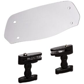 Puig 6319H Light Smoke 230mm X 90mm Multi-Adjustable Clip-On Visor
