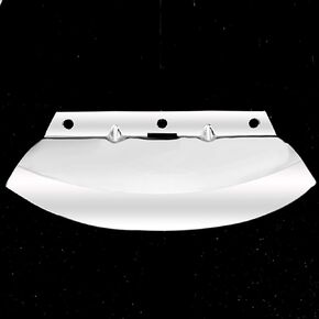 Chrome Lower Triple Tree Wind Deflector For Harley 1980-2013 Touring Electra Street Glide Road King FLH/T FLHX