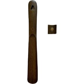 Nordic Luxury Design Beechwood 11.8"/19.6" Wooden Handle Shoe Horn With Magnetic Holder, Suitable For All Shoe Types And Ages