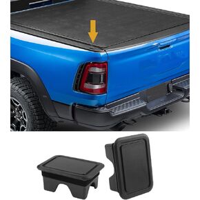 Bed Rail Stake Pocket Covers Compatible with Dodge Ram 1500 2500 3500 2019-2024 Rear Truck Tonneau Covers Stake Holes Caps