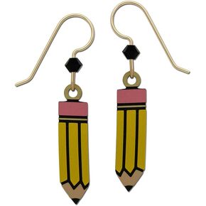 Hypo-Allergenic Dangle Earrings (No. 2 Pencil)