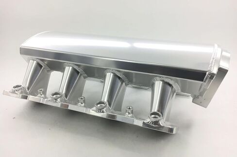 Low Profile LS3 L92 102mm Fab Intake Manifold w/MAP Sensor Port + Fuel Rail (Silver) in Saudi Arabia