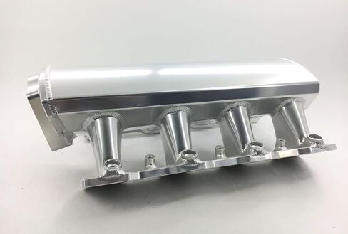 Low Profile LS3 L92 102mm Fab Intake Manifold w/MAP Sensor Port + Fuel Rail (Silver) in Saudi Arabia