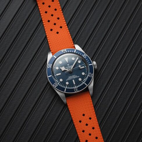 Tropical Style FKM Rubber Straps- Quick-Release- FKM Fluoro Rubber Watch Bands for Sports & Dive Watches-For Men & Women- 20mm, 22mm in Saudi Arabia