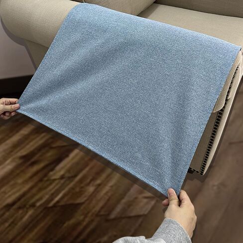 Couch Arm Covers, Anti-Slip Sofa Armrest Cover for Recliner, 2pc Washable Sofa Arm Covers, Dogs Cats Pet Scratch Proof Couch Arm Protectors, Grey, 24x28inch in Saudi Arabia