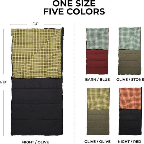 TETON Sports Evergreen, -10, 35, 20, 0 Degree Sleeping Bag for Adults. Choose a Sleeping Bag for Any Weather. Warm Sleeping Bag for Camping, Hunting, and Base Camp in Saudi Arabia