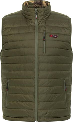 Savage Performance Reversible Duck Down | Woodland Green Camo & Western Brown Camo | Insulated Vest for Outdoor Activities in Saudi Arabia