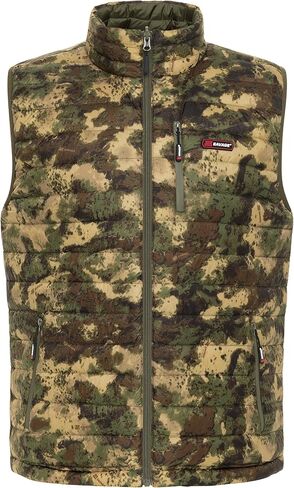 Savage Performance Reversible Duck Down | Woodland Green Camo & Western Brown Camo | Insulated Vest for Outdoor Activities in Saudi Arabia