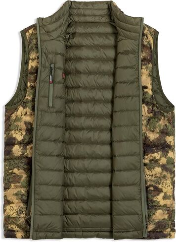 Savage Performance Reversible Duck Down | Woodland Green Camo & Western Brown Camo | Insulated Vest for Outdoor Activities in Saudi Arabia
