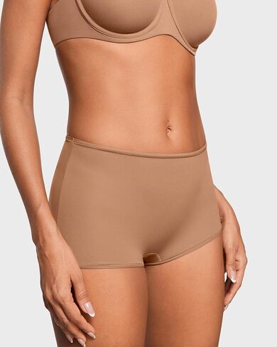 Women's Inbarely Plus Boyshorts Underwear - Soft Full Coverage Boxer Shorts Briefs Ladies Panties 3 Pack in Kuwait