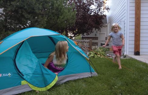 Coleman Kids Wonder Lake Tent, 2-Person Glow-in-The-Dark Tent for Campsite, Backyard, or Indoor Use, Sets Up in About 10 Minutes, Rainfly Included in Saudi Arabia