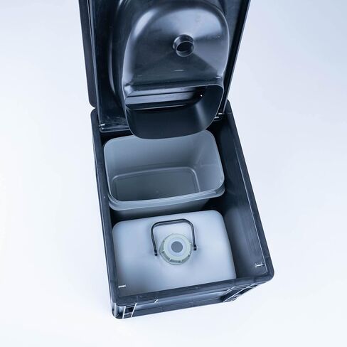 BOXIO Toilet - Portable Toilet, Camping Toilet, composting Toilet for car Camping, Boat or Camping. Mini Camping Toilet: 14,7" x 11,8" x 11,0" Made in Germany. in Kuwait
