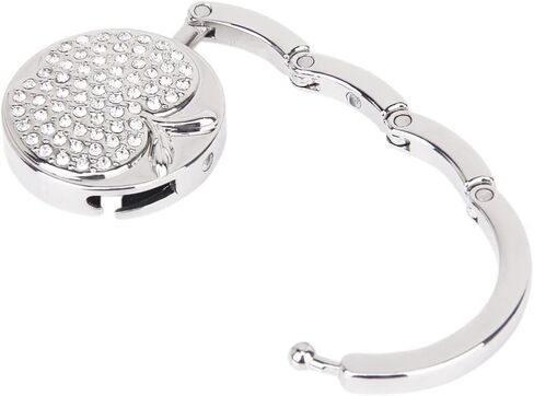 شماعة حقيبة قابلة للطي من كليسبيد، رف ملابس قابل للطي، شماعة محفظة، حامل المحفظة، خطاف المحفظة، خطاف المحفظة، حامل حقيبة من حجر الراين، حامل حقيبة اليد، خطافات مكتب لحقائب المحفظة، حقيبة يد نسائية in Kuwait