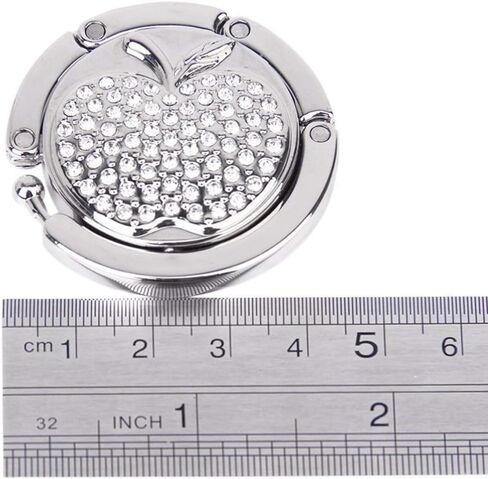 شماعة حقيبة قابلة للطي من كليسبيد، رف ملابس قابل للطي، شماعة محفظة، حامل المحفظة، خطاف المحفظة، خطاف المحفظة، حامل حقيبة من حجر الراين، حامل حقيبة اليد، خطافات مكتب لحقائب المحفظة، حقيبة يد نسائية in Kuwait