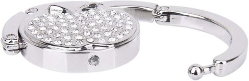 شماعة حقيبة قابلة للطي من كليسبيد، رف ملابس قابل للطي، شماعة محفظة، حامل المحفظة، خطاف المحفظة، خطاف المحفظة، حامل حقيبة من حجر الراين، حامل حقيبة اليد، خطافات مكتب لحقائب المحفظة، حقيبة يد نسائية in Kuwait