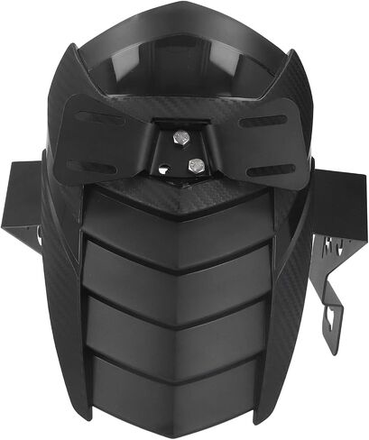 واقي الطين الخلفي للدراجة النارية باللون الأسود، بديل واقي للعجلة القوية لـ MSX125 SF، مصنوع من ABS والمعادن، سهل التركيب in Saudi Arabia