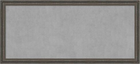 Amanti Art Framed Magnetic Board (51 x 23) Upcycled Brown Grey Magnet Board, Oversize Magnetic Bulletin Board for Office Decor, Mudroom, Kitchen or Organization Drop Zone from WI, USA in Saudi Arabia