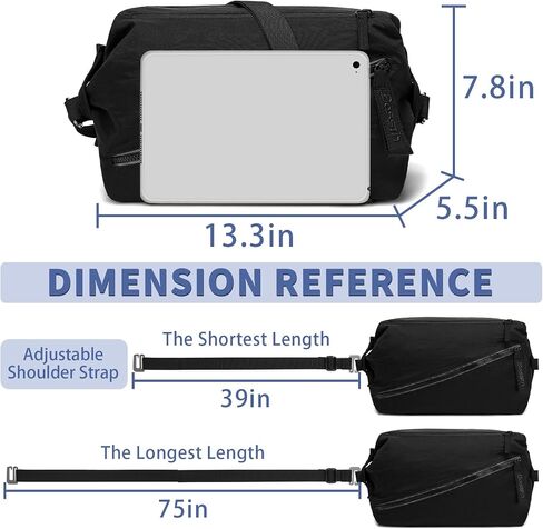 Small Gym Bag for Women Men, Small Duffle Bag Crossbody Bags for Women, Lightweight Compact Sports Bag for Gym Work Fitness Travel, 3 in 1 Workout Bag-Black in Saudi Arabia