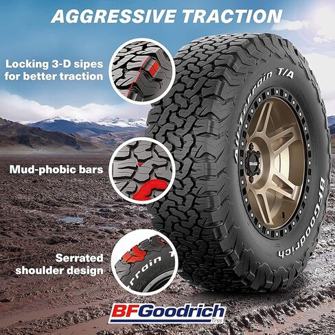 بي إف جودريتش جميع التضاريس T/A KO2 - LT275/55R20 115/112S D in Kuwait