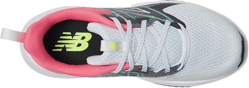 New Balance Rave Run V2 Lace-up Shoe, Quartz Grey/Ultra Pink/Cyber Jade, 5.5 US Unisex Big Kid in Saudi Arabia