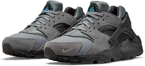 حذاء رياضي Nike Air Huarache Run GS JSP Trainers DQ3661 (المملكة المتحدة 6 الولايات المتحدة 6.5 سنة الاتحاد الأوروبي 39، رمادي دخاني فضي معدني 001) in Saudi Arabia