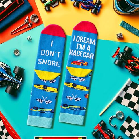 Zmart Racing Car Gifts for Men - Motorcycle Train Tractor Socks, Novelty Jake Brake Gifts in Saudi Arabia