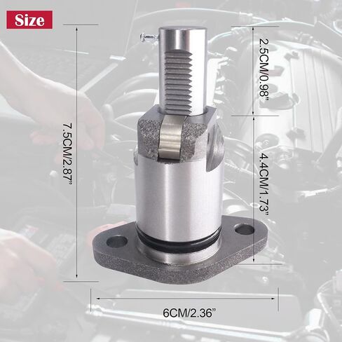 شداد سلسلة الكاميرا HiSport 13540-0D010 - متوافق مع Toyota Corolla 1999-2008، Toyota Matrix 2003-2008، شداد سلسلة التوقيت معدني ومتين قطعة واحدة (فضي)، يستبدل 13540-0D010 13540-22022 in Saudi Arabia