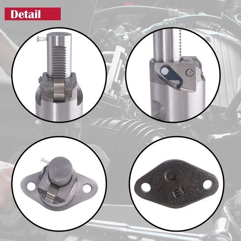 شداد سلسلة الكاميرا HiSport 13540-0D010 - متوافق مع Toyota Corolla 1999-2008، Toyota Matrix 2003-2008، شداد سلسلة التوقيت معدني ومتين قطعة واحدة (فضي)، يستبدل 13540-0D010 13540-22022 in Saudi Arabia