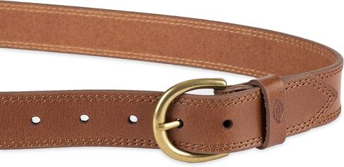 Dickies Women's Casual Leather Jean Workwear Belt with Round Harness Buckle in Saudi Arabia