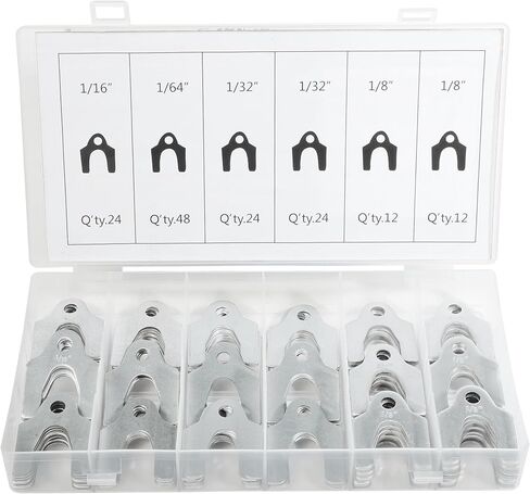 VARGTR 144 قطعة حشوات جسم المحاذاة التلقائية، مجموعة متنوعة من حشوات محاذاة السيارة، مجموعة متنوعة من حشوات محاذاة السيارة، 1/16 بوصة 1/64 بوصة 1/32 بوصة 1/8 بوصة لضبط أجزاء الجسم أو الحدبة in Kuwait