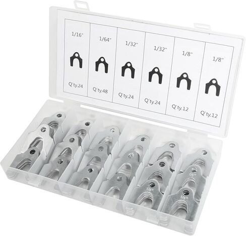 VARGTR 144 قطعة حشوات جسم المحاذاة التلقائية، مجموعة متنوعة من حشوات محاذاة السيارة، مجموعة متنوعة من حشوات محاذاة السيارة، 1/16 بوصة 1/64 بوصة 1/32 بوصة 1/8 بوصة لضبط أجزاء الجسم أو الحدبة in Kuwait