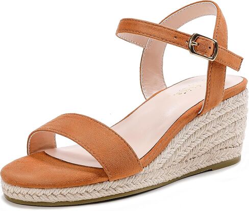 Wedge Sandals for Girls Espadrille Dressy Platform Sandals Open Toe Ankle Strap Summer Girls Heel Little Big Kid in Saudi Arabia