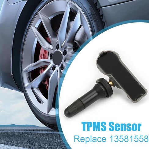 4 قطعة مستشعر نظام مراقبة ضغط الإطارات لبويك، لكاديلاك، لشفروليه، لجي إم سي، لهامر H2، لبونتياك زحل - مستشعر TMPS يستبدل 13581558 in Kuwait