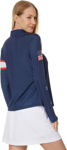 قميص Jamie Sadock النسائي بأكمام طويلة بطبقة من الأشعة فوق البنفسجية من أشعة الشمس في الولايات المتحدة الأمريكية in Kuwait