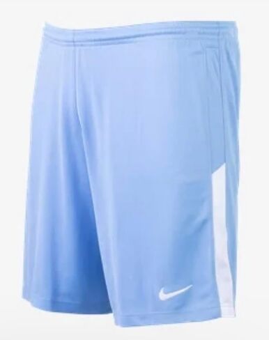 شورت Nike League II المحبوك للشباب للجنسين (الولايات المتحدة، ألفا، متوسط، عادي، أزرق سماوي) in Saudi Arabia