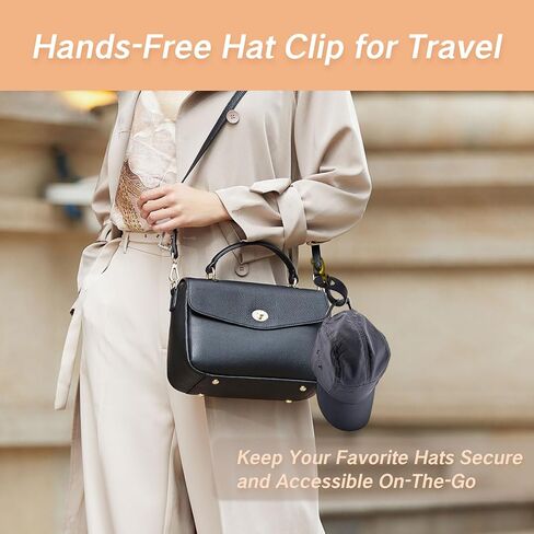 مشبك قبعة مغناطيسي للسفر أثناء السفر، حامل بدون استخدام اليدين لحقيبة الحقيبة وحقيبة الظهر، مرفق مغناطيسي آمن مناسب لأمتعة البيسبول وقبعات ذيل الحصان في الهواء الطلق in Kuwait