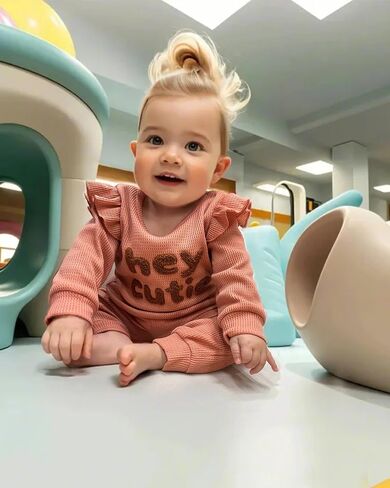 Toddler Girl Clothes Infant Girl Sweatsuit Baby Pant Set Outfits Fall Winter Clothing Little Clothes for Girl in Saudi Arabia
