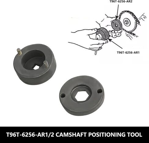 Engine Timing Tool Kit Compatible with Ford 4.6L 5.4L 6.8L 2-Valve and 4-Valve Engine with Valve Spring Compressor Tool, Camshaft Holding Tool, Crankshaft Positioning Tool, Camshaft Positioning Tool in Saudi Arabia