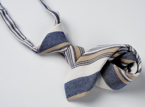 Boys Striped Tie Pre-Tied Kids Necktie Age 1-12 Adjustable Woven Cotton Church Wedding School Graduation in Saudi Arabia