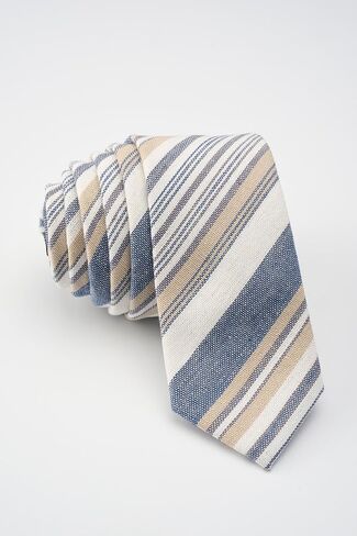 Boys Striped Tie Pre-Tied Kids Necktie Age 1-12 Adjustable Woven Cotton Church Wedding School Graduation in Saudi Arabia