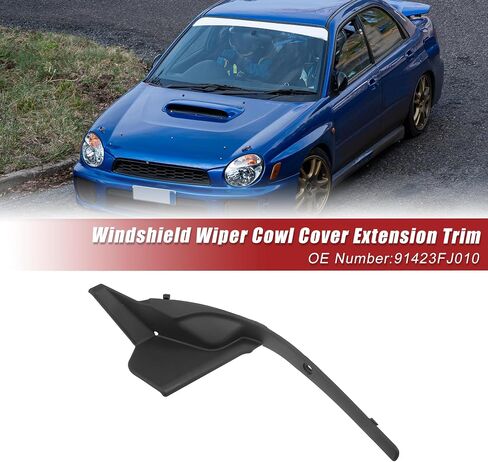 ACROPIX Front Right Windshield Wiper Cowl Cover Extension Trim Wiper Cowling Plastic Panel Fit for Subaru Impreza 2012-2016 for Subaru STI 2015-2021 No.91423FJ010 - Pack of 1 in Saudi Arabia