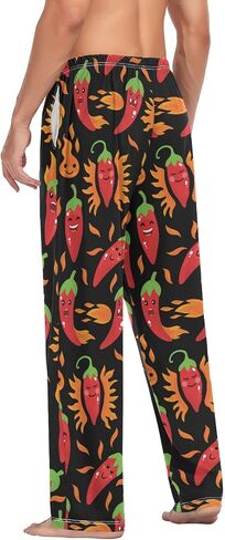 Pajama Pants for Men Sleep Lounge Pants Pjs Bottoms with Pockets in Saudi Arabia