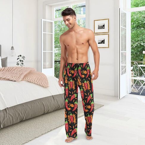 Pajama Pants for Men Sleep Lounge Pants Pjs Bottoms with Pockets in Saudi Arabia